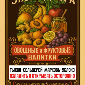 Тыква, сельдерей, морковь и яблоко — заряд природной энергии и сияния
